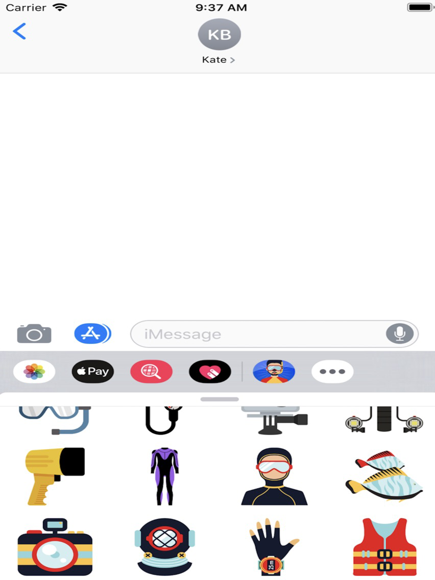 Scuba Diving Emojis Stickers for iOS (iPhone/iPad) Latest Version at 0