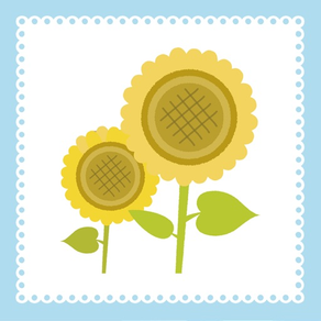 Sticker sunflower