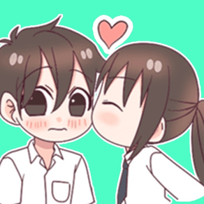 Anime Love Sticker