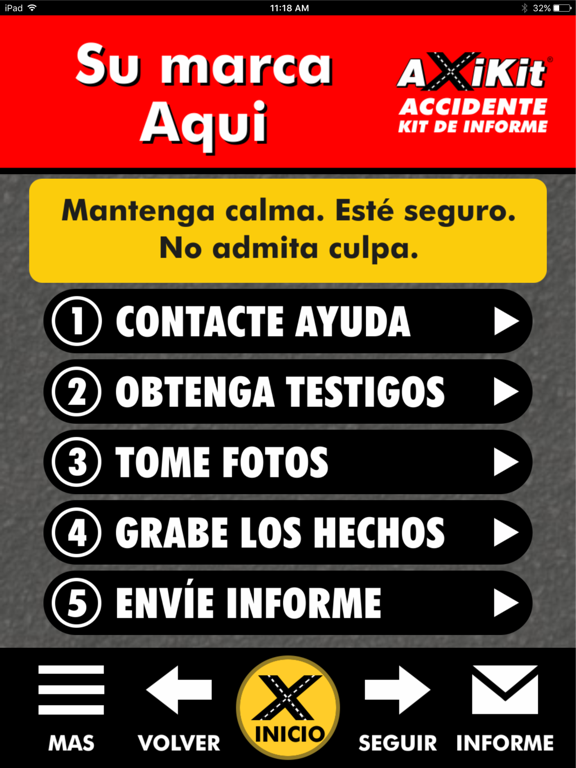 AxiKit Accident Report Kit ES poster