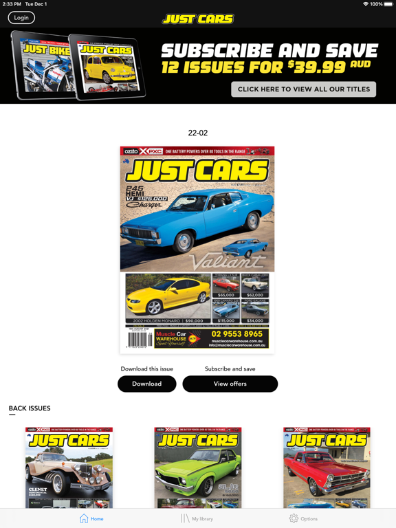 Just Cars Magazine poster