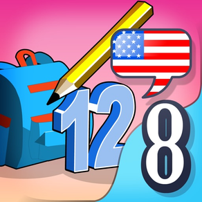 Letters and Numbers - Read, Write, Speak and Spell English School Words