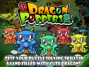 Dragon Poppers HD - Free Creatures Match & Crazy Power Puzzle Game