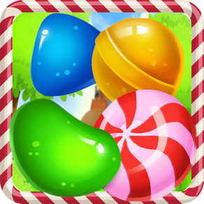 Candy Mania Puzzle Deluxe - Match and Pop 3 Candies for a Big Win