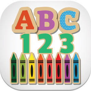 Inglés ABC 123 del alfabeto número de trazado para