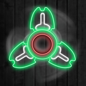 Fidget Hand Spin Neon Glow