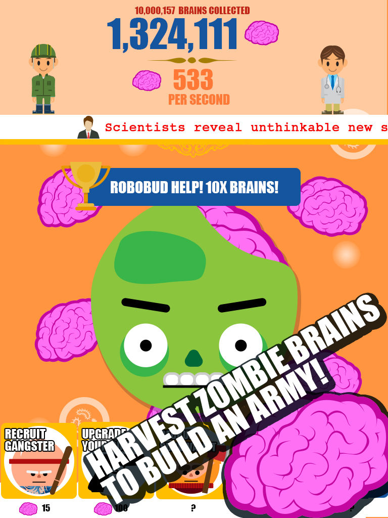 Zombie Clicker Wars poster