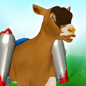 Jetpack Goat Jump: Crazy Rampage of Farm Animal in Hills Run Simulator