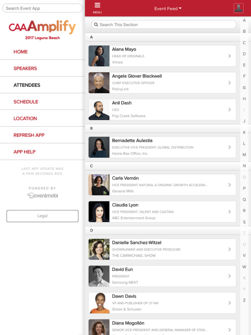 CAA AMPLIFY poster