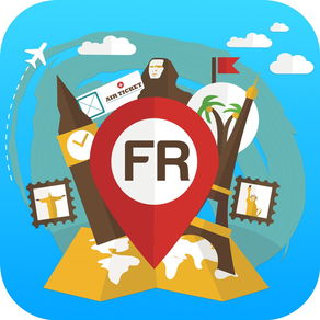 France offline Travel Guide & Map. City tours: Paris,Caen,Lyon,Strasbourg