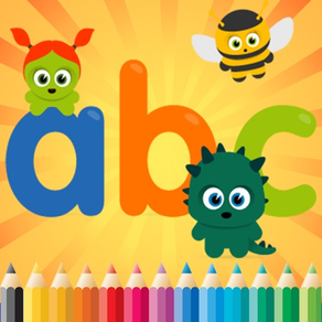 Coloring Book ABC Espanha alfabeto Jogo idade 1-10