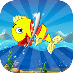 Fish Ninja - Be Ninja & cut flappy fish free Games