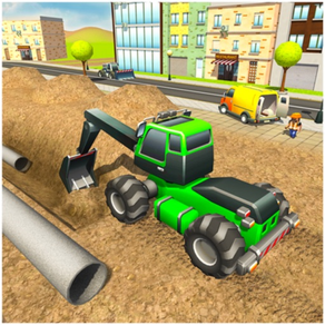 City Pipeline Construction Sim