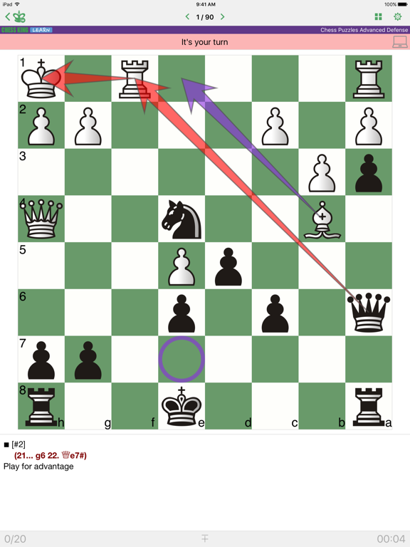 Mate Escape. Chess Puzzles poster