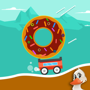 Endless Bouncy Car Road Adventure - Don't Drop the Donut!