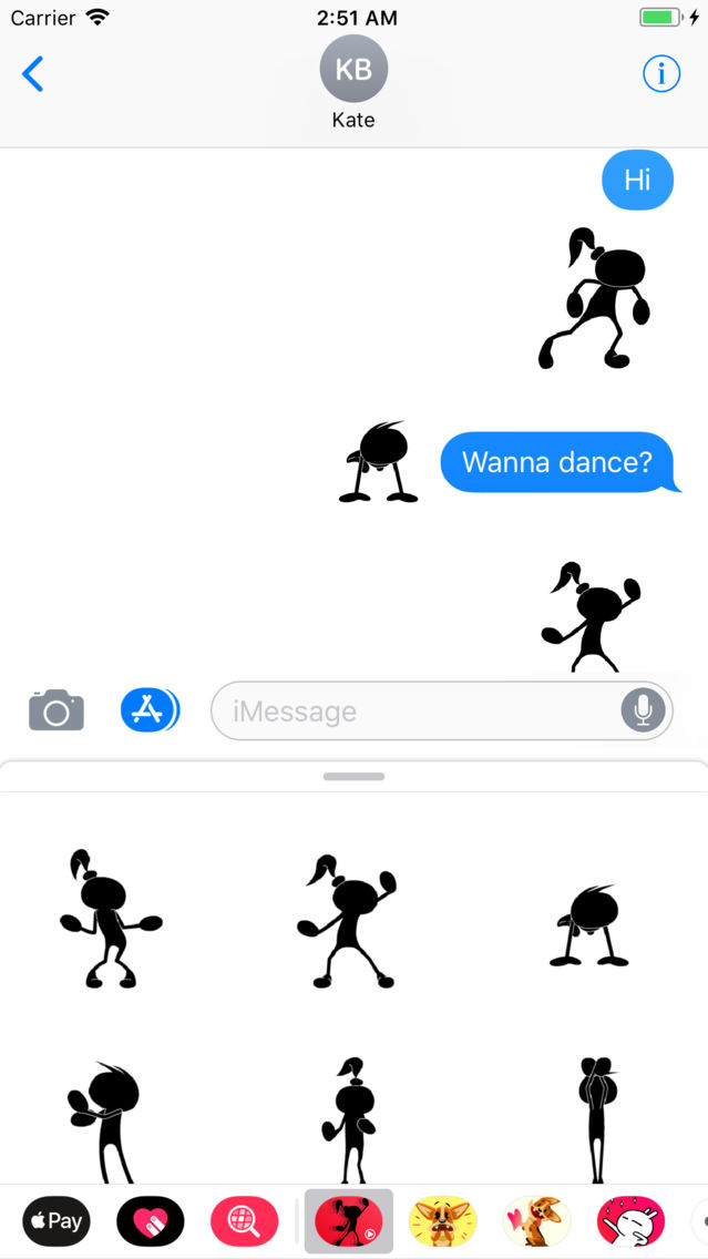 Animated Bust a Groove Sticker for iOS (iPhone/iPad) Latest Version at