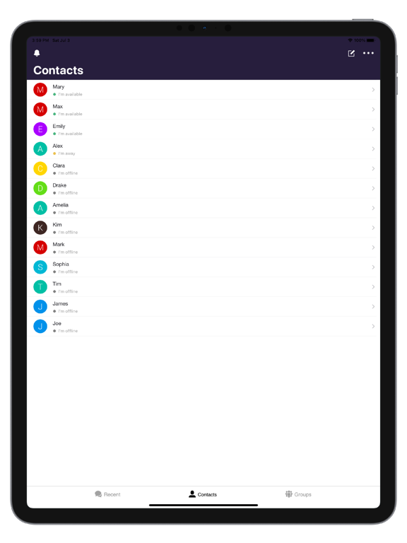 AtomChat poster