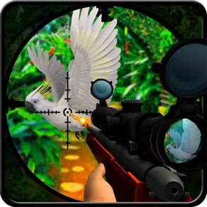 Cazador de aves selva 3d - juego de disparos grati