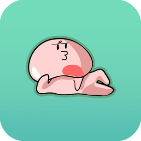 スタンプ・アプリ「あぶらみくん」- 無料で人気ダイエットキャラクターの自作すたんぷ画像