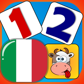 Bebê corresponder e aprender - números em italiano