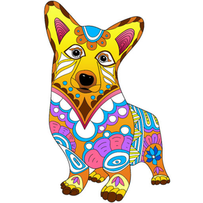 ColorMyDog - Adult Coloring Book