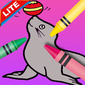 子供のためのLiteの塗り絵ページはゲームペットペット動物の幼児