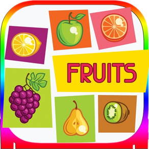Abc alfabeto fruta-veget trace flashcards para niñ