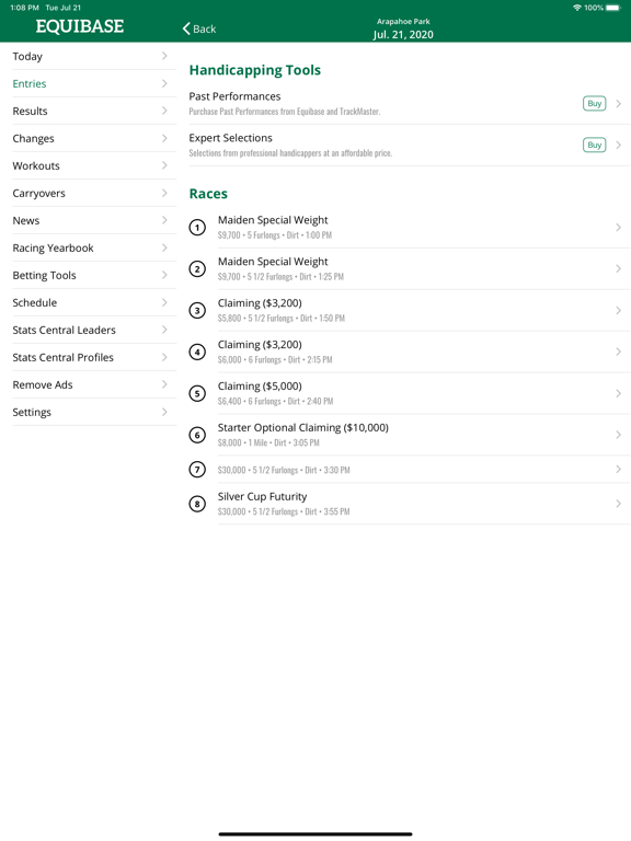 Ipad Handicapping Races Equibase for iOS (iPhone/iPad) - Free Download at AppPure