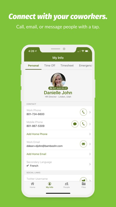 Bamboohr Sign In BambooHR for iOS (iPhone/iPad) - Free Download at AppPure