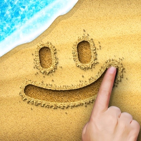 Sand Draw: Beach Wave Art Game