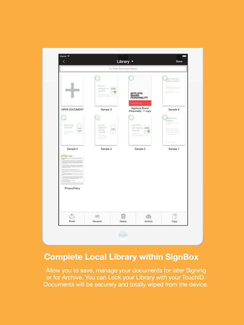 Sign Box Pdf SignBox for iOS (iPhone/iPad) - Free Download at AppPure