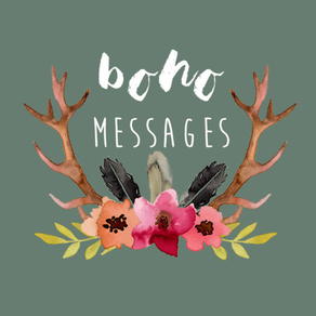 Boho Messages - Watercolor Stickers by Maraquela