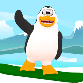 Penguin Snowboard Shredder Dash: Downhill Mountain Racing