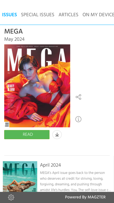 MEGA Magazine Philippines poster