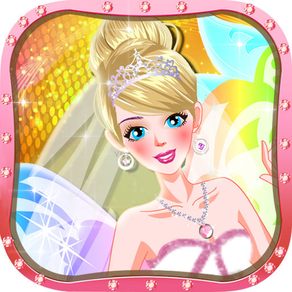 Bride's wedding dress - kids games and baby games