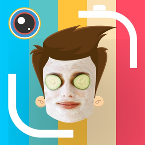 Tempo real face Trocar Cam - selfie com máscara e Emoji Adesivos