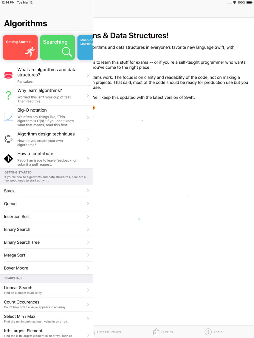 SwiftAlgorithms poster