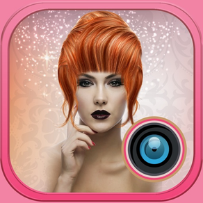 Couleur De Cheveux Photo Changeur – Beauté Stand De L'image Avec Des Effets Pour Une Instantanée Relooking