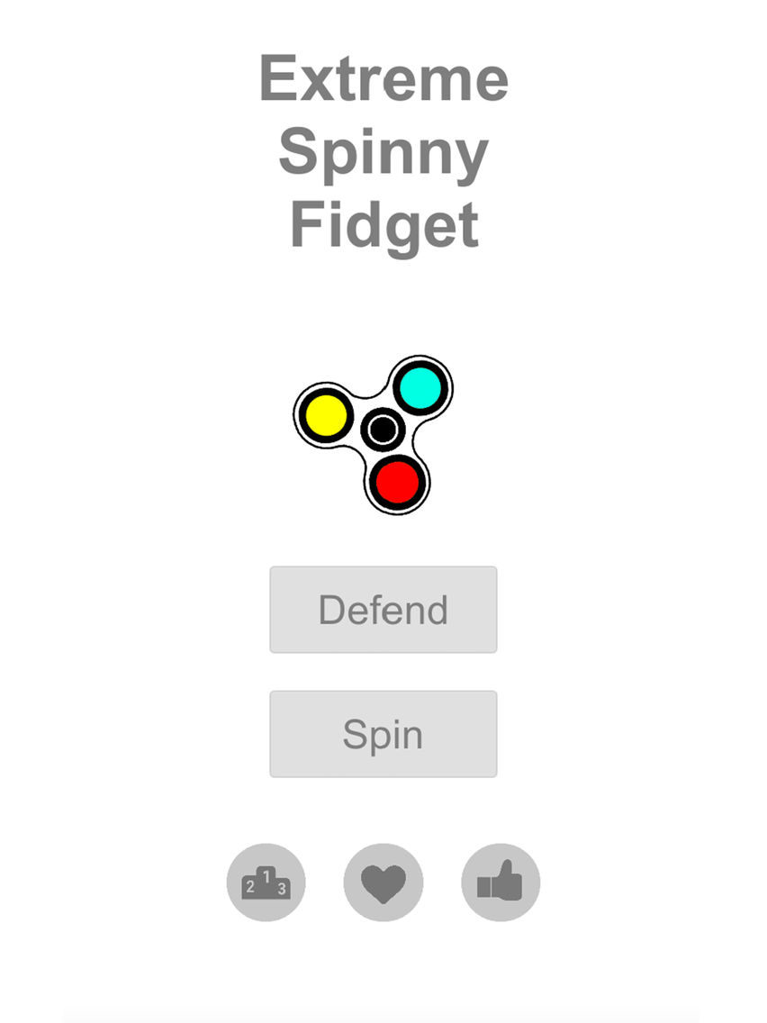 Extreme Fidget Spinner poster
