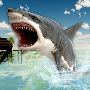 Cazador Tiburón Simulador : Mar Ataque 3D