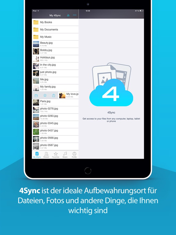4Sync Plakat
