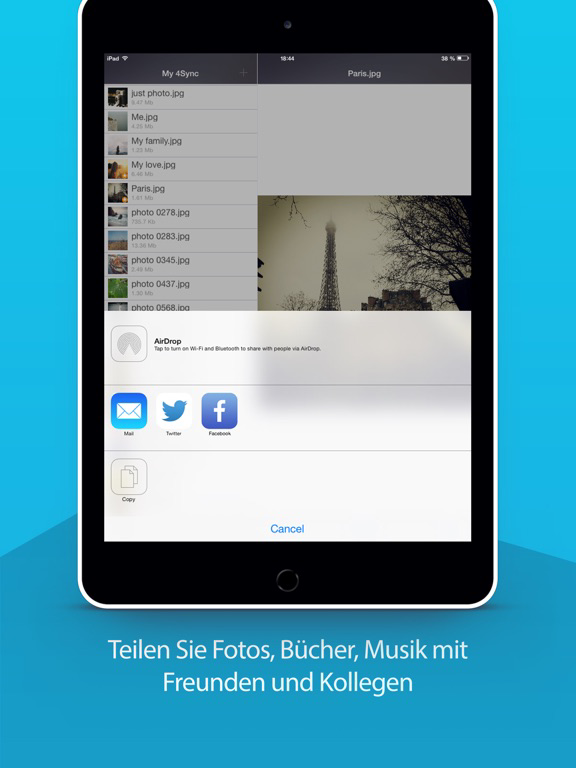 4Sync Plakat