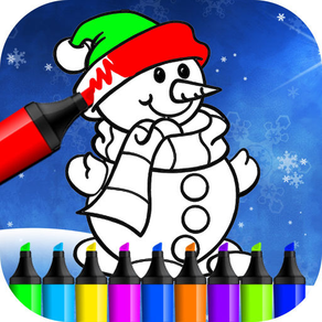 Christmas Coloring Book - Finger Paint