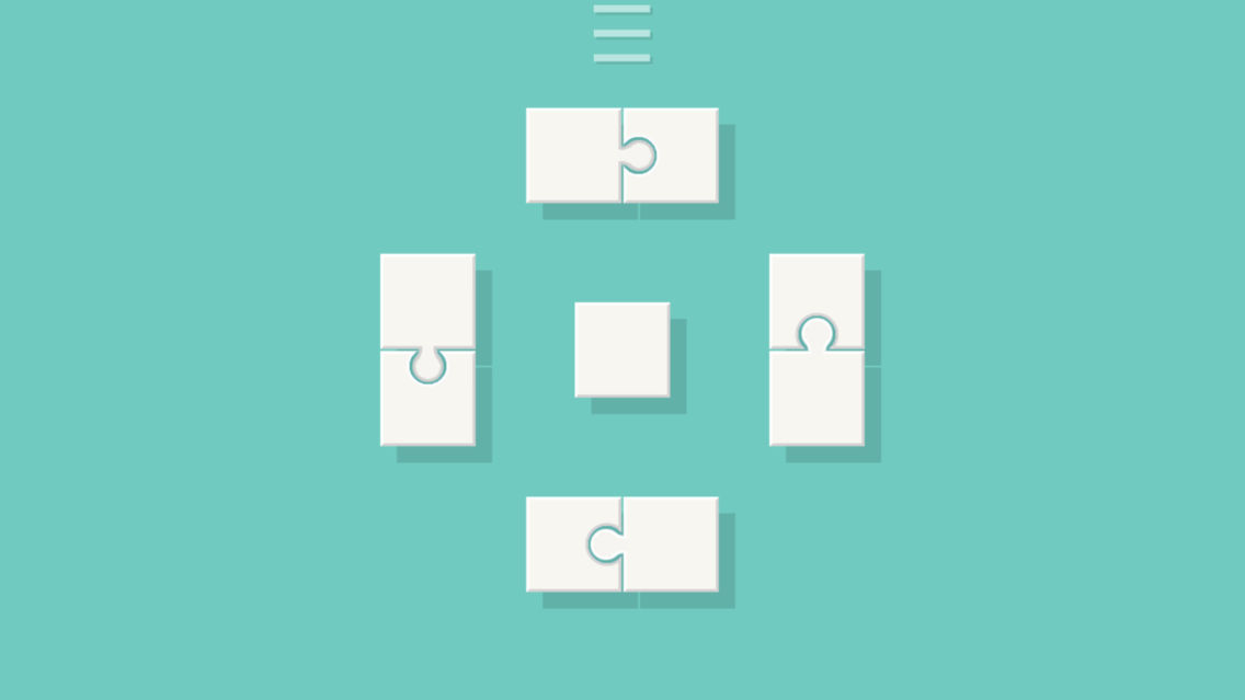 Empty fragmentation poster