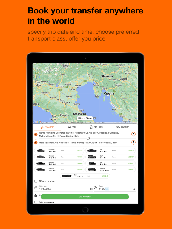 GetTransfer: Transfers & Rides poster