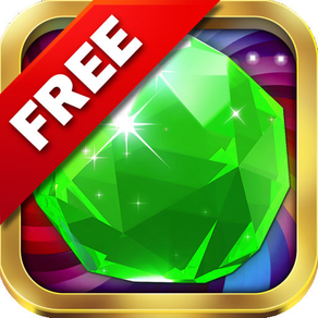 DazzleJewel Free: match-3 gems,Jewels, Ruby & Diamonds puzzle game