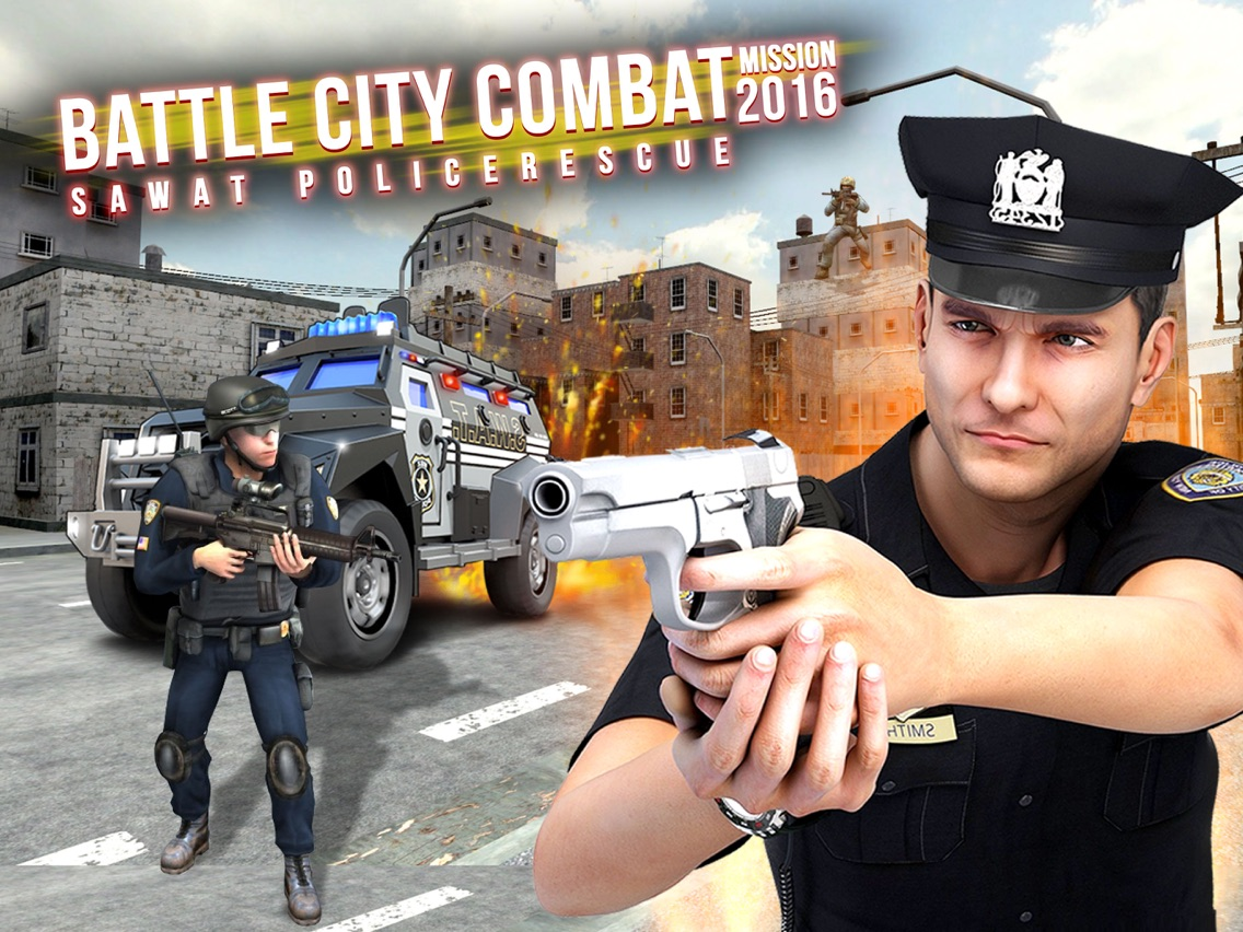 Battle City Combat:SWAT Police Rescue Mission 2016 poster