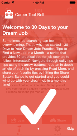 The Career Tool Belt - 30 Days to Your Dream Job by Alison Doyle