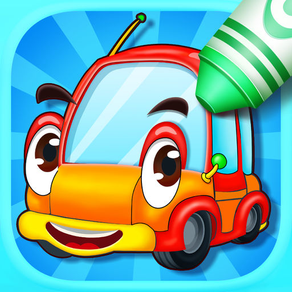 Kids Color Book: Cars - Educational Coloring & Painting Game Design for Kids and Toddler