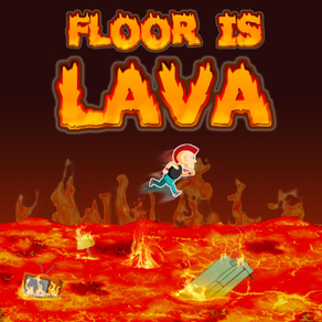 The Floor is LAVA! Lava floor challenge